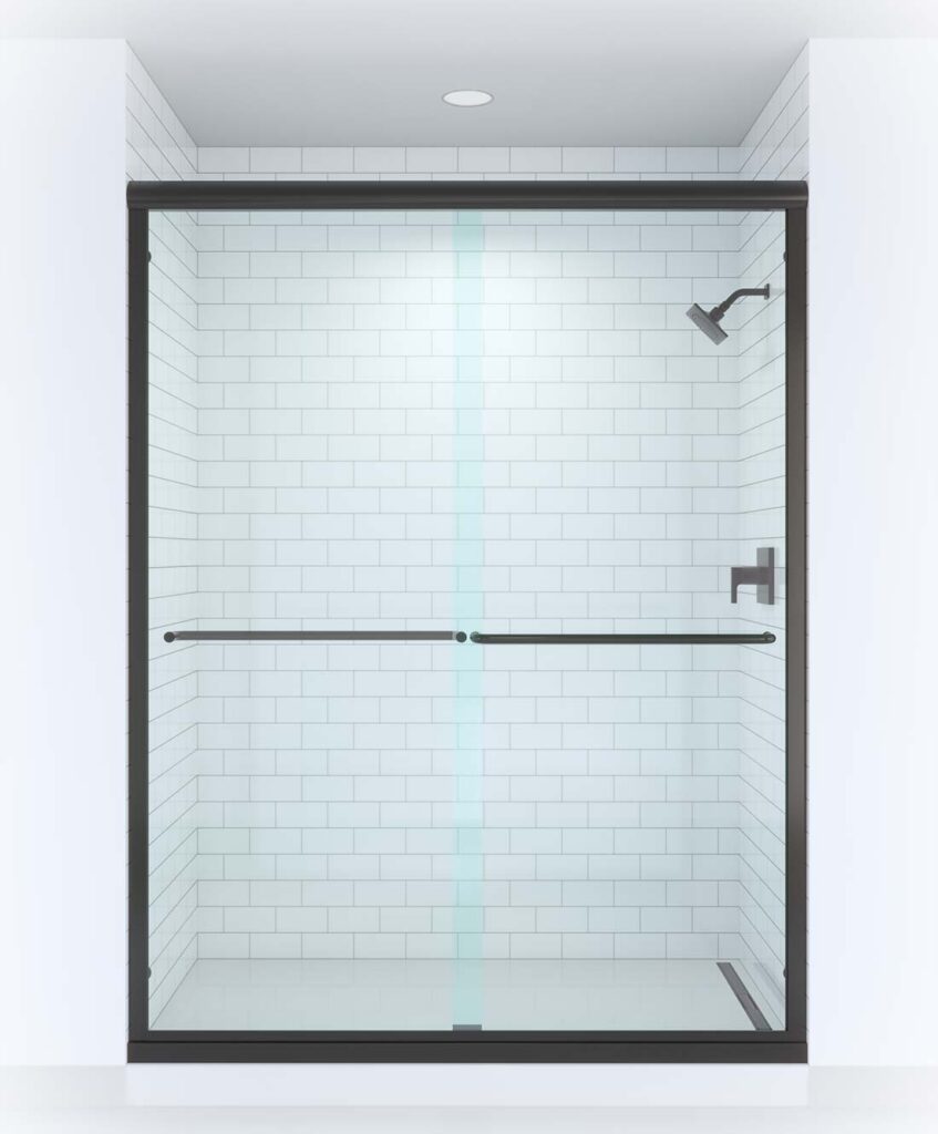 Full Height Bypass Sliding Door | Splendor Glass