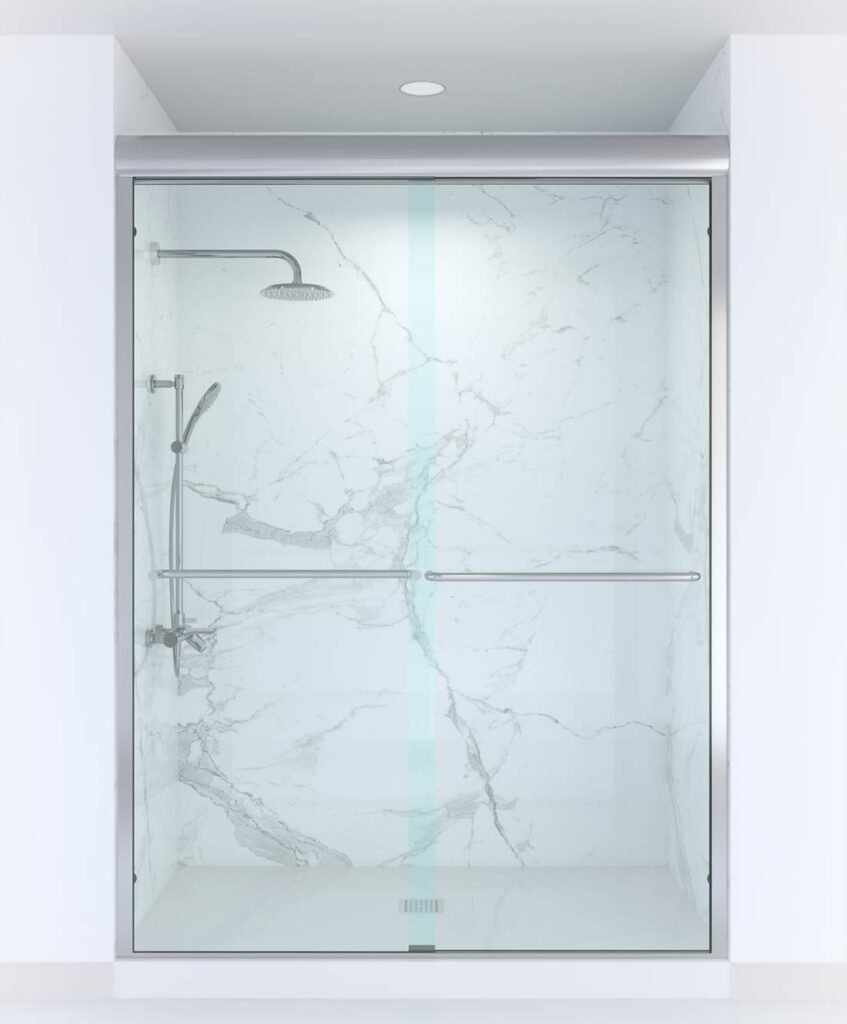 Heavy Glass Full Height Bypass Elite Sliding Door | Splendor Glass